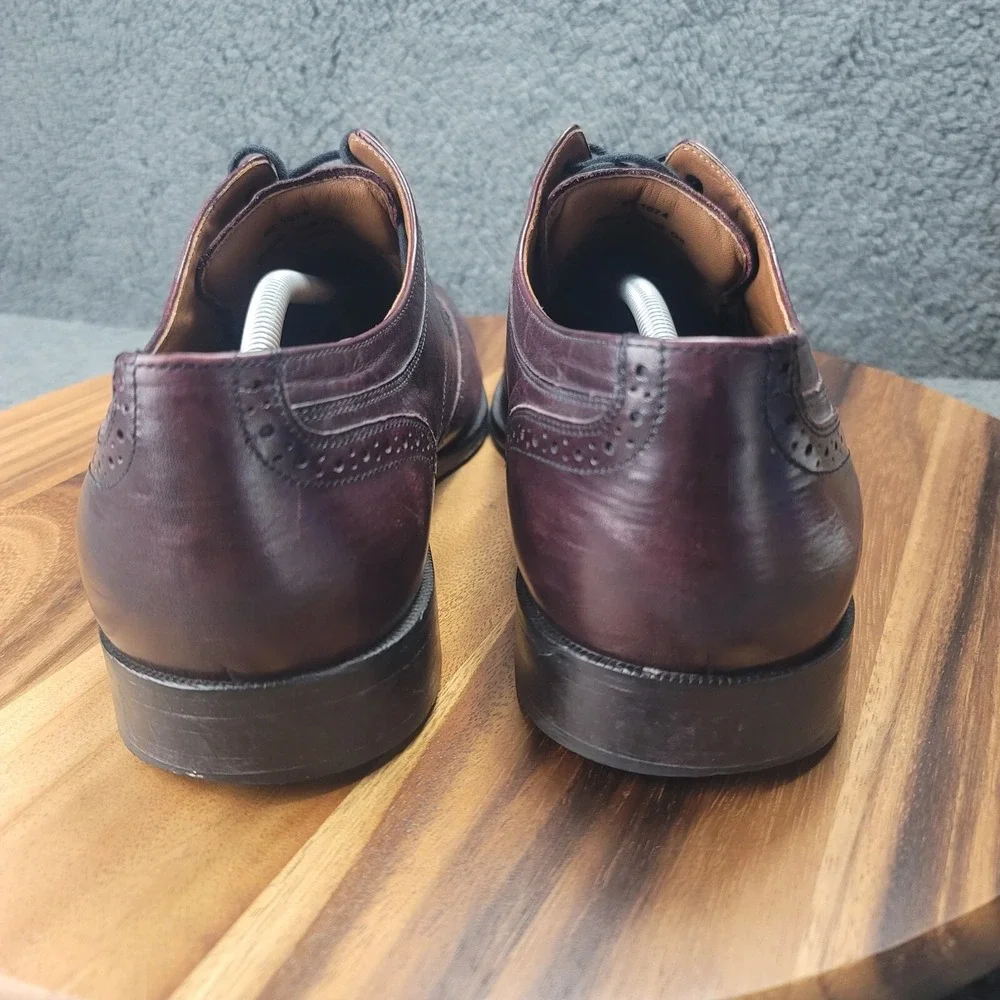 Johnston & Murphy Oxford Shoes Brown Leather Men's Size 13 M‎ Dress 59-1074